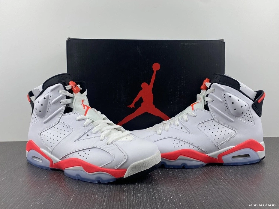 2014 Air 6 Jordan Retro 'White Infrared'  384664-123  0223